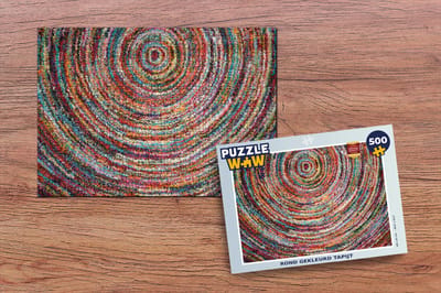 Puzzel Cirkel - Kleuren - Tapijt - Legpuzzel - Puzzel 500 stukjes