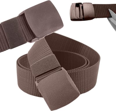 Tactical Belt I Tactische Broekriem I Militaire Riem I Veiligheidsriem I Speciale Sluiting I Extra Sterk I Tot 110 Cm I Bruin