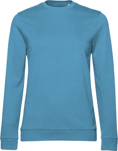 Sweater 'French Terry/Women' B&C Collectie maat XXL Hawaiian Blue