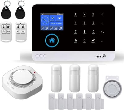 Draadloos Alarmsysteem - Home Security GSM - Huis Beveiligen - Uitbreidbaar met Sensoren - 1.0 Stuks - Kleurloos