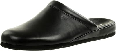 Rohde herenpantoffels 6600 – Zwart – Comfortabel & warm – Maat 47