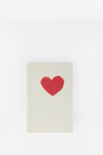 Sissy-Boy - Wit notitieboek met hart