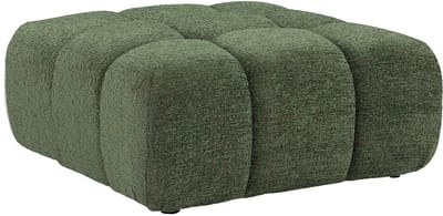 Vente-unique Poef in gemêleerde stof - Groen FACIVIL