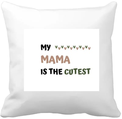 Akyol - my mama is the cutest Kussen hoes - Mama - schattige moeder - moeder cadeautjes - moederdag - verjaardagscadeau - verjaardag - cadeau - geschenk - kado - gift - moeder artikelen - 40 bij 40 cm