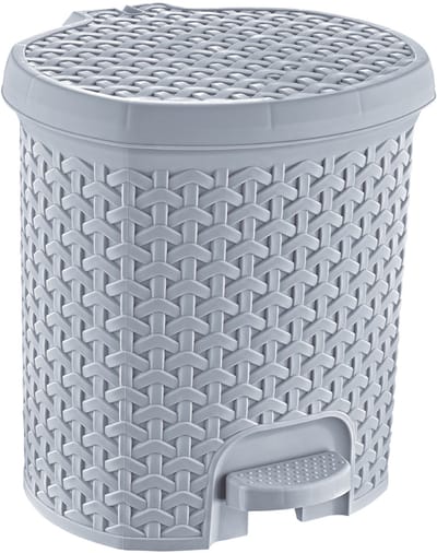 Trappedalvanger 'Tjark', 5,5 liter, nordic-grijs