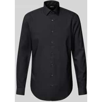 slim fit zakelijk hemd met kentkraag