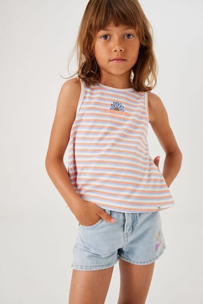 GARCIA Meisjes Shorts Blauw - Maat 98