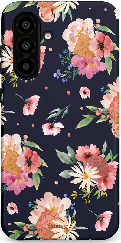 Casetastic Hoesje Geschikt voor Samsung A56 / A36 - Stijlvolle Beschermende Duo-layer Case - Bloemenkracht met D20
