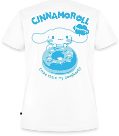 Cinnamoroll Come Share My Doughnuts! Premium T Shirt Dames