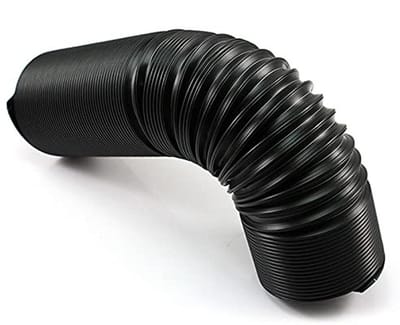 Store_9 - Koude Luchtfilter - Flexibele Inductieslang - Hoogwaardige Siliciumrubber - Zwart - Auto Vacuüm Balg - Geschikt voor alle auto's - 76mm