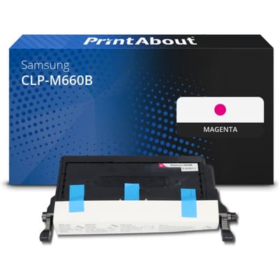 PrintAbout huismerk Toner CLP-M660B (ST924A) Magenta Geschikt voor Samsung