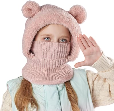 Thermische Fleece Balaclava voor Kinderen - Multifunctionele Ski Masker met Nekbescherming, Winddicht en Warm voor Jongens en Meisjes