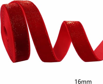 WiseGoods Luxe Lint Versiering 16mm - Cadeaulint - Hobby Linten - DIY Lintjes - Decoratie Accessoires - Kerstlint - Rood 4.5M