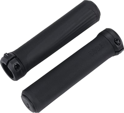 BBB Cycling SteadyActive Ergonomische Handvatten Fiets – 135mm 30-32OD – Zwart/Grijs - BHG-115
