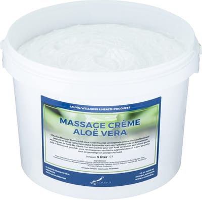 Claudius Massagecrème Aloë Vera 5 liter