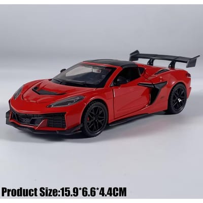 1:32 Chevrolet Corvette C8 Zr1X Version Améliorée Piste Supercar Alliage Métal Moulé Sous Pression Modèle Voiture Simulation Miniature Cadeaux de Fête red