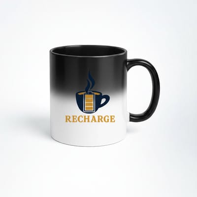 Recharge Koffiemok - Magische Kleurveranderende Mok voor Energie Boost