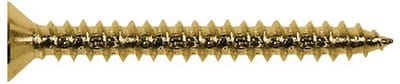 Boston TS-05-G 3,5x25mm Schroeven - 12 Stuks, Plat Verzinkt, Goud