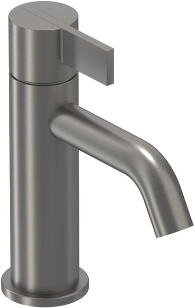 IVY Pact Eenhendel wastafelmengkraan opbouw model S, coldstart Geborsteld metal black PVD