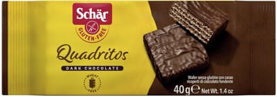 Schar Quadritos cacao wafel glutenvrij 40 Gram