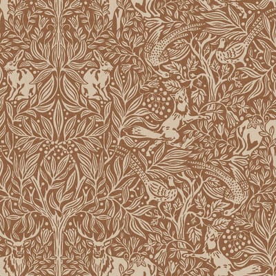 Boråstapeter Vliesbehang 2045 - New Heritage - Botanisch Bruin - 53cm x 10.05m
