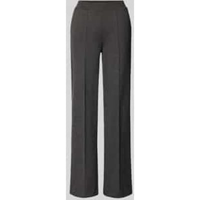 Broek met lengtenaden en elastische band