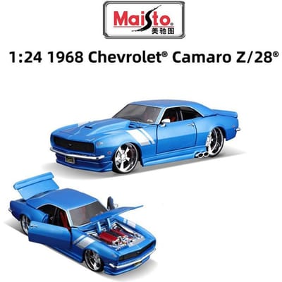 Maisto 1:24 Chevrolet Camaro Z/28 1968 Legering Sportwagen Model Diecasts Metaal Racewagens Auto Model Simulatie Kinder Speelgoed Cadeau