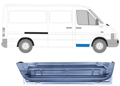 Reparatiepaneel voor deur voor Volkswagen LT 1996-2005 / Rechts