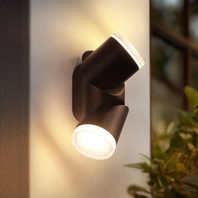 NETTLIFE - LED Buitenwandlamp Up Down - IP65 Waterdicht 10W 3000K Warmwit - Wandverlichting Voor Tuin Woonkamer Slaapkamer Balkon Terras