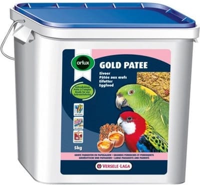 Gold Patee Grote Parkieten En Papegaaien 5 kg - Eivoer voor vogels - Vogelvoer - Patee - Stanleyrosella (Platycercus icterotis)