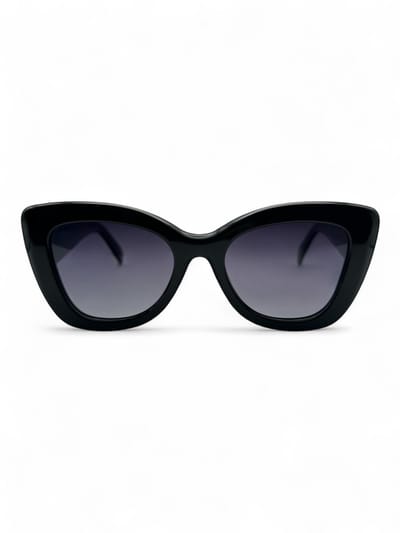 The Brand Remarkable – Zonnebril Unisex – Zonnebril Dames – Zonnebril Heren – Cat-Eye Zonnebril – Zwart – UV400 – Luxe, Duurzame & Trendy Zonnebril – Designer Zonnebril – Mode Zonnebril 2025 – Inclusief Beschermhoes – Polariserend Look