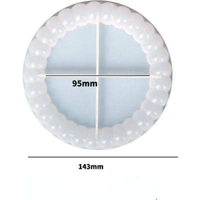 Bubble Lace Cup Pad Siliconen Mallen DIY Cement Nordic Gips Coaster Ronde Lade Aardewerk Schimmel Home Decor Type B
