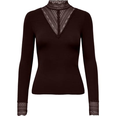 Slim fit shirt met lange mouwen van viscosemix model 'TILDE'