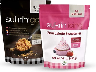 Sukrin Gold & Sukrin Icing combideal - suikervervanger voor diabetici