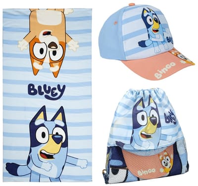 Cerda Bluey Bluey Handdoek Blauw Kinderen