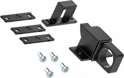 Raam grendel - Venster slot - Veilig sluiten - Met terugstelveer - 16 mm breed - Zwart