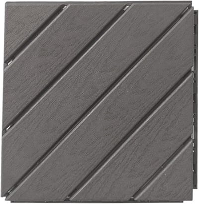 Terrastegels Kunststof - Kliktegels Buiten - Tuin Aankleden - Eenvoudig Kliksysteem - 10 Delig - Twill Grijs