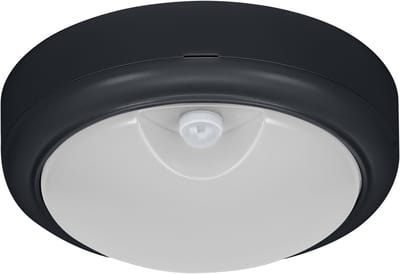 OSRAM plafondlamp Zwart, 3000 K / 4000 K / 6500 K, warmwit, 1200 lm, 15 W, 18 cm Ø, polycarbonaat (PC), levensduur 25.000 uur, 220-240 V