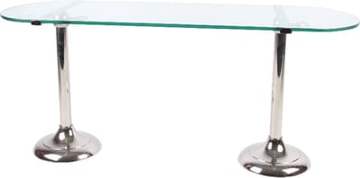 Baroque - Decoratieve schaal - Patisserie Serveerstandaard Berlin - Zilver - Koper & Glas - 41x90x35.5 - Brass+glass