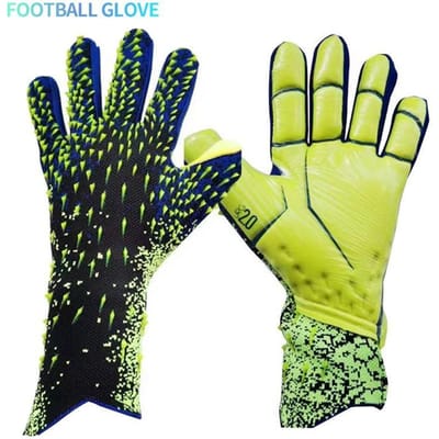 Gants de Gardien de But de Football Haute Qualité Construction Durable Design Élégant Fonction Pratique Longue Durée Design Élégant Utilisation Quotidienne Pratique 6 vert