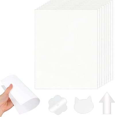 Plastic Platen - Kunststof Vellen - Hobby Knutselen - Flexibel Materiaal - A4 05 mm - Wit