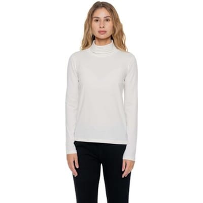 T-Shirt Lange Mouw Leone 1947 Woman High Collar Never Without