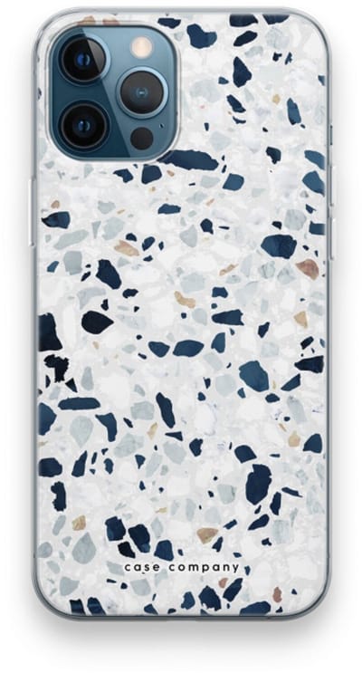Case Company® - Hoesje geschikt voor iPhone 12 Pro hoesje - Terrazzo N°1 - Soft Cover Telefoonhoesje - Bescherming aan alle Kanten en Schermrand