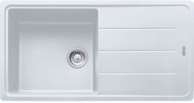 Franke Basis - BFG 611 Fragranit spoelbak, 97x50 cm, glacier 114.0285.303