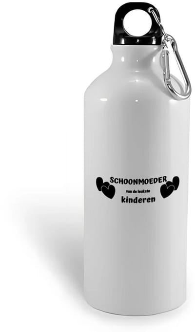 Hacebo® - schoonmoeder van de leukste kinderen waterfles - Schoonmoeder - de leukste schoonmoeder - Moeder cadeautjes - moederdag - verjaardag - geschenk - kado - water fles - 400ML