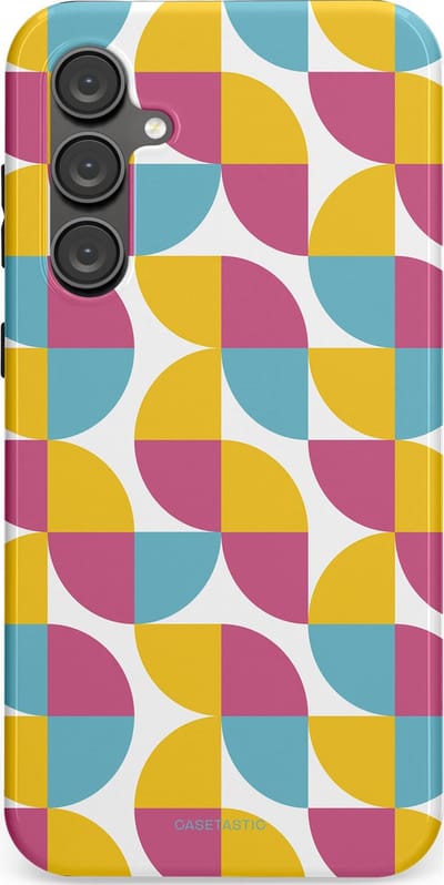 Casetastic Hoesje Geschikt voor Samsung S23 FE - Stijlvolle Beschermende Duo-layer Case - Cirkeldroom