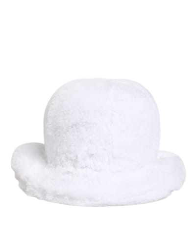 Dolce & Gabbana Witte Modacryl Vacht Bucket Muts Hoed