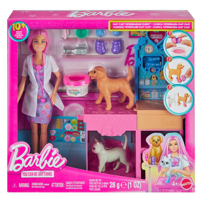 Barbie Careers Snelgips Dierenkliniek - Barbiepop