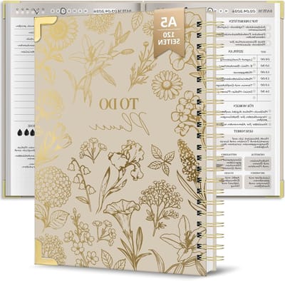 Agenda en Planner in Khaki Kleur voor Efficiënte Tijdplanning en Organisatie