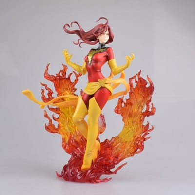 X-men Dark Phoenix Rebirth 1/7 PVC Poppen Speelgoed Decoratie 23cm red